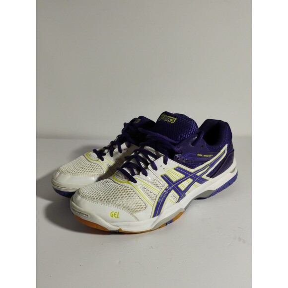 Asics Gel Rocket Men\'s Size 11 White Purple Athletic Shoes main image 5
